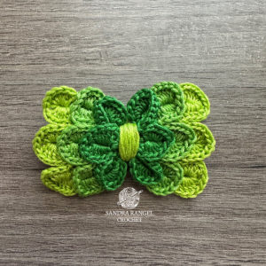 Butterfly Hair Clip Green